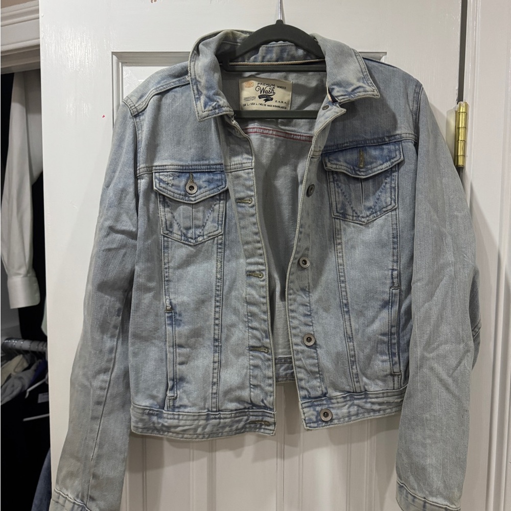 Zara Premium Wash Denim Jacket